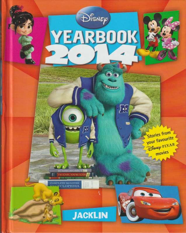 Walt Disney Yearbook 2014 hardcover kids children`s classic story book collectable