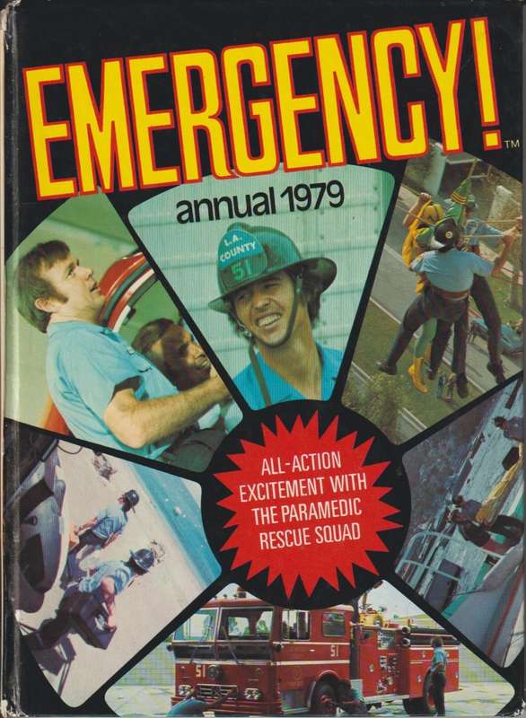 Emergency Annual 1979 Cartoon comic old vintage rare collectable for boys