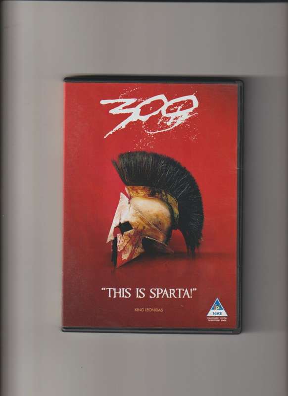 DVD movie 300 (2006) action drama war history collectable recce military thriller