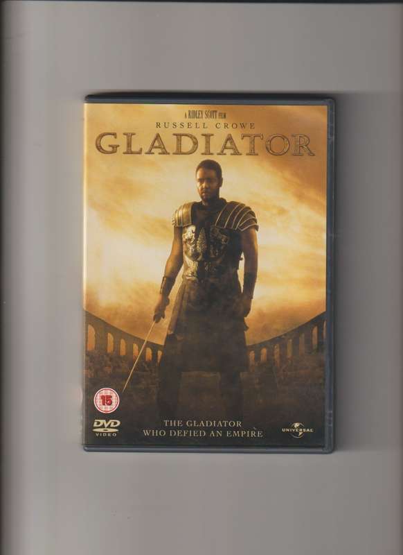 Gladiator 2000 DVD movie Russell Crowe action adventure drama war history