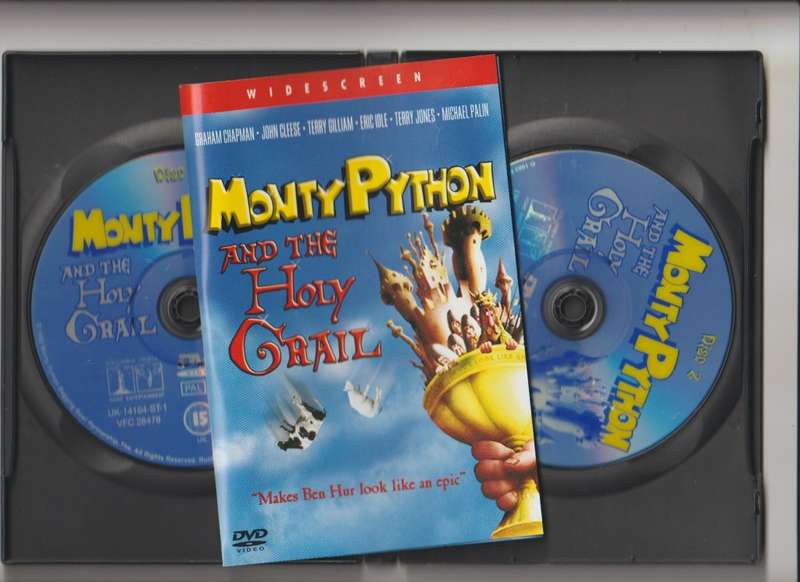 Monty Python The Movies Box set DVD`s 4x movies collectable Rare old vintage classic