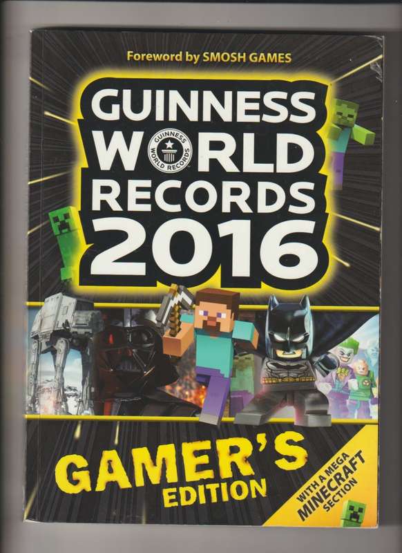 Guinness World Records 2016 Gamers Edition - rare collectors item