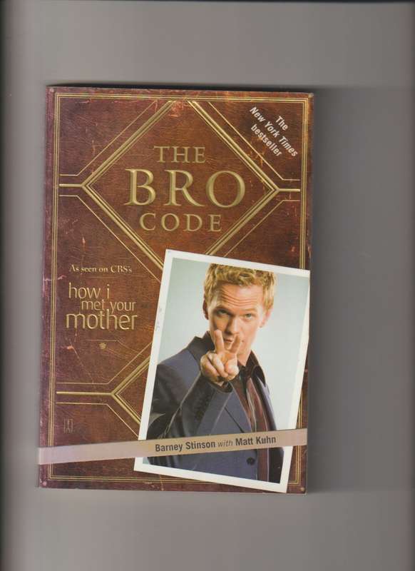 The Bro Code How I Met Your Mother Barney Stinson & Matt Kuhn comedy humor paperback book comedy
