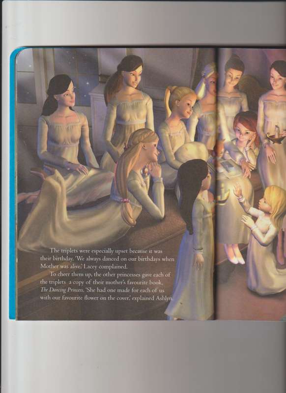 Barbie 12 Dancing Princesses Hard Cover girls story book children