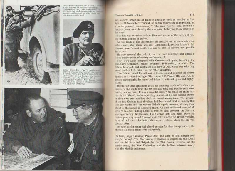 Rommel`s War In Africa Wolf Heckmann 1981 hardcover book war history rare vintage collectable