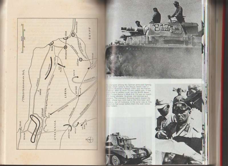 Rommel`s War In Africa Wolf Heckmann 1981 hardcover book war history rare vintage collectable