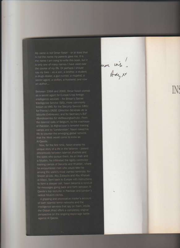 Inside The Global Jihad Omar Nasiri war history spy intelligence informer true story CIA