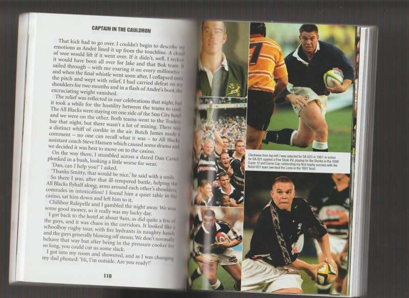 Captain In The Cauldron John Smit South African Rugby paperback book Biography Autobiography