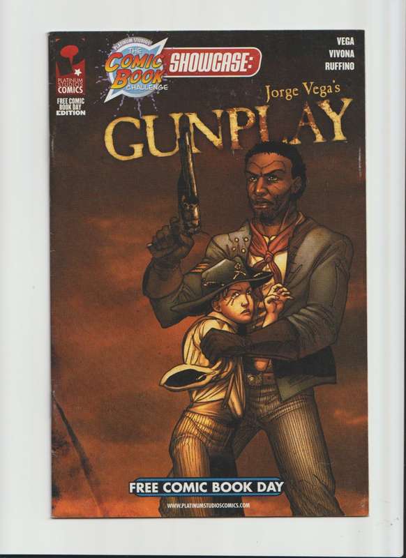 Hero By Night Free Comic Book Day Edition/Gunplay Preview (2008 Platinum Studios) #0 rare collectabl