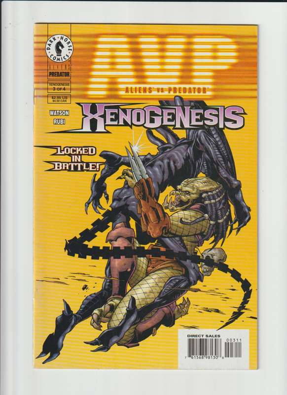 Dark Horse Comic book Aliens vs. Predator Xenogenesis (1999) #3 rare collectable