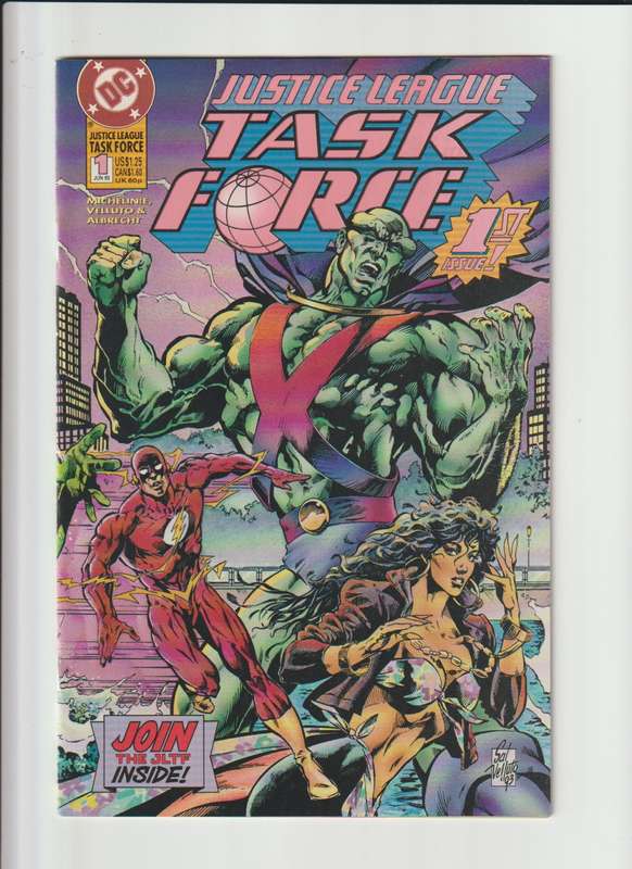 DC comic books Justice League Task Force (1994) #1 rare old vintage collectable