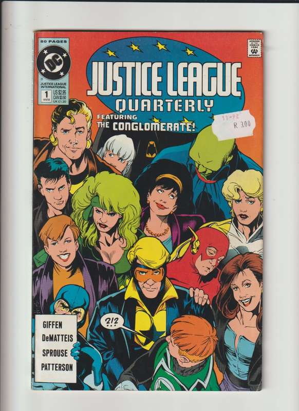 Justice league quarterly comic books issue #1 (1990) old vintage rare collectable