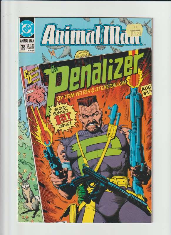 DC Comic Books Animalman #38 (1988) old rare vintage collectable