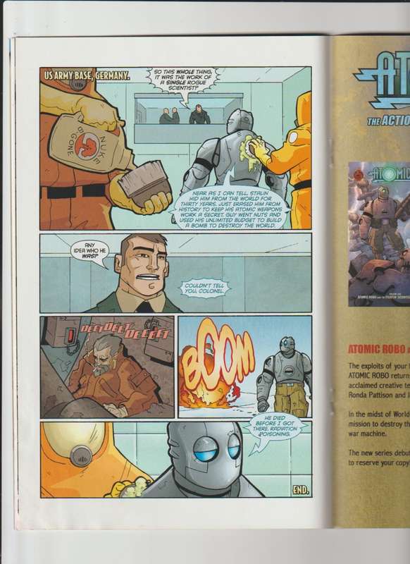 Atomic Robo (2008) FCBD comic books rare collectable