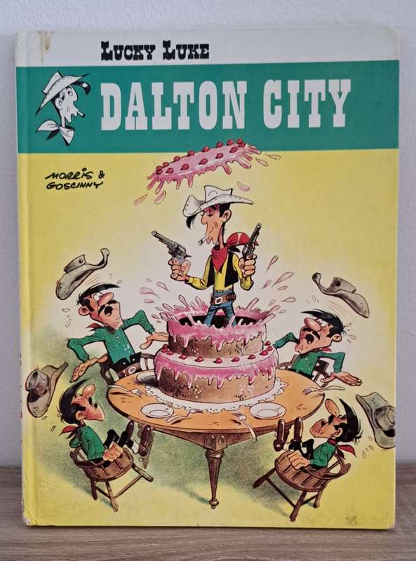 Lucky Luke Dalton City 1973 annual by Morris & Goscinny cartoon comic book old vintage rare collecta