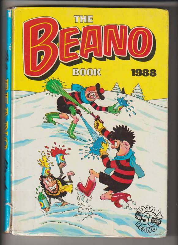 The Beano Annual 1988 cartoon comic book hardcover old rare vintage collectable