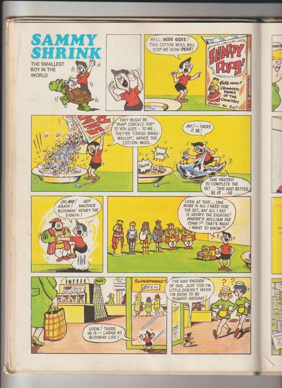 Wham comic book Annual 1971 hardcover old rare vintage collectable cartoon