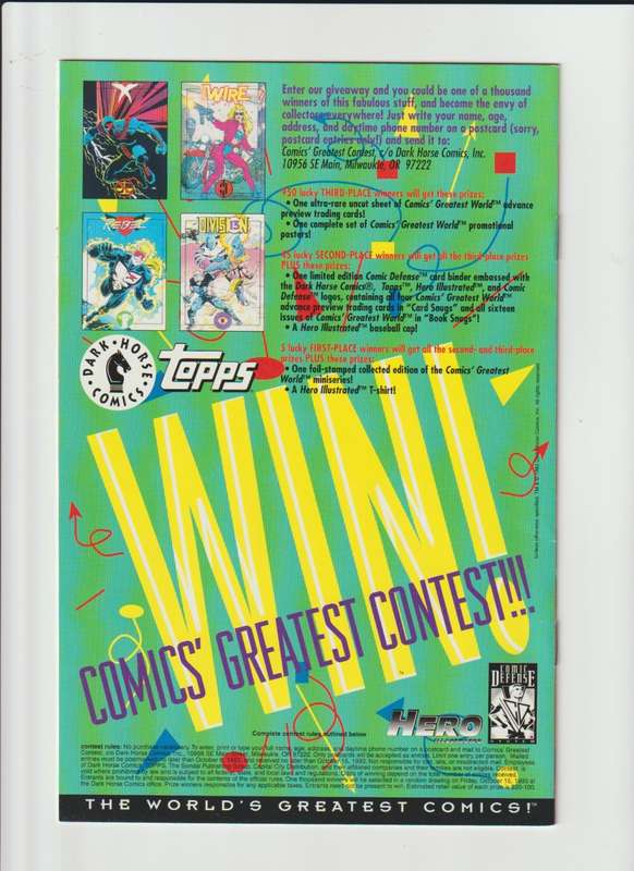 Dark Horse Comics Greatest World Mecha (1993) #1 rare old vintage collectable