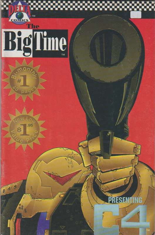 Big Time (1996 Delta Comics) #1 rare old collectable  The comic is in a like new condition is bagged