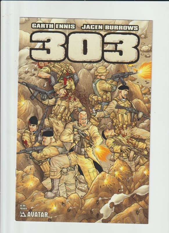 Avatar comic book 303 Preview (2004) #1 rare and collectable