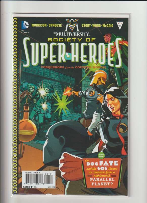 DC comics Multiversity The Society of Super-Heroes (2014) #1