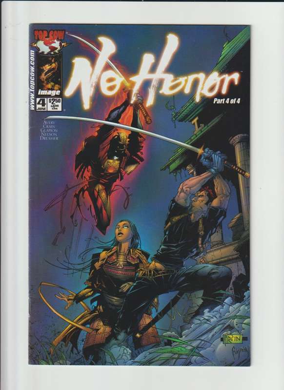 Image top cow comic books No Honor #4 (2001) Clayton Crain - Fiona Avery rare collectable
