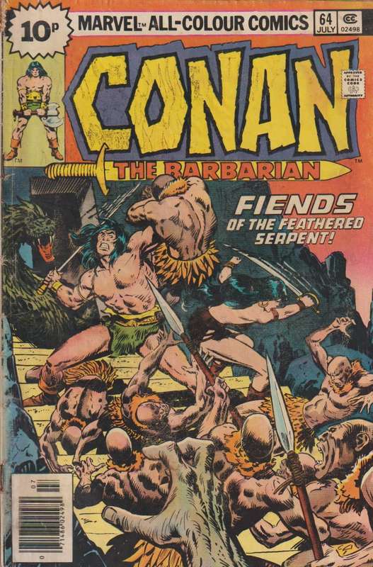 marvel comic book Conan the Barbarian (1970 Marvel) #64 old rare vintage collectable
