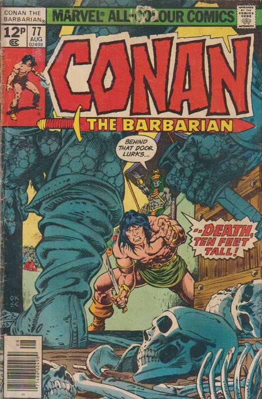 marvel comic book Conan the Barbarian (1970 Marvel) #77 old rare vintage collectable