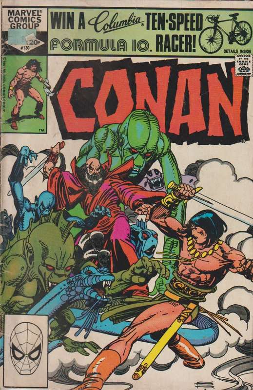marvel comic book Conan the Barbarian (1970 Marvel) #130 old rare vintage collectable