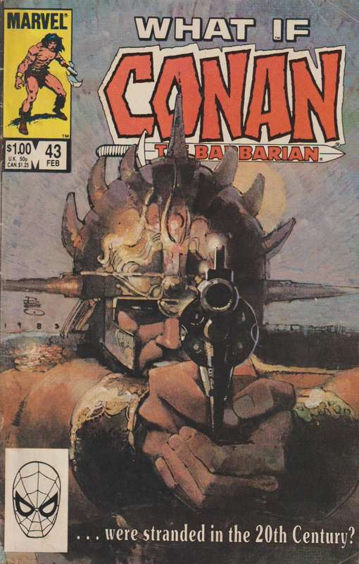 Marvel comic book What If (1977 1st Series) #43 (Conan) VERY RARE OLD VINTAGE COLLECTABLE