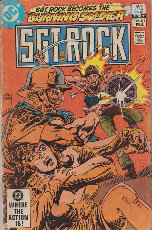 DC comics Sgt. Rock (1977) #373 old rare vintage collectable
