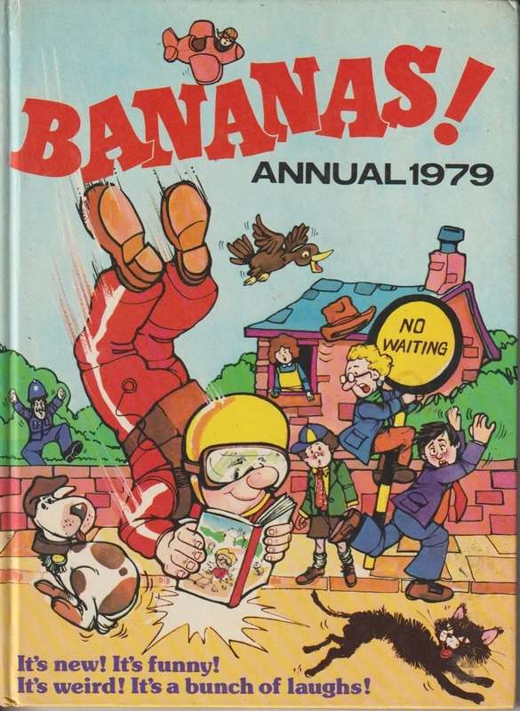Bananas cartoon comic book annual 1979 rare old vintage and collectable