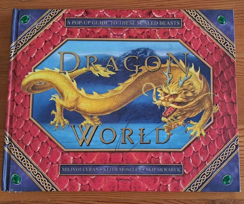 Dragon world a pop up 3D guide to these scaled beasts book kids children youngsters
