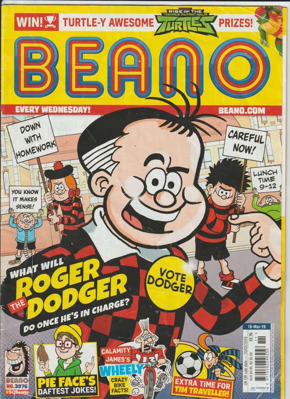 Beano comics #16 March 2019 comic book
