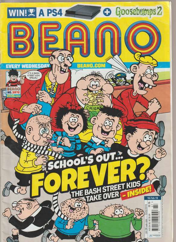 Beano comics #16 Feb 2019 comic book