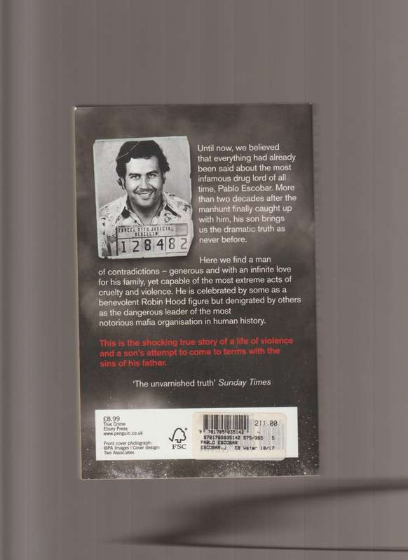 Pablo Escobar My Father Juan Pablo Escobar paperback book true crime biography history mobster