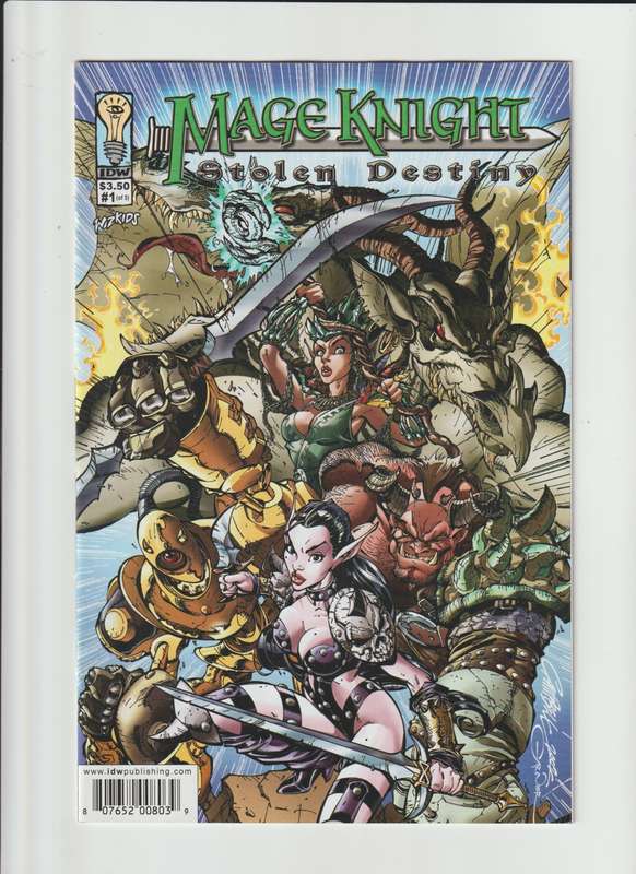 IDW Publishing comics Mage Knight Stolen Destiny (2002) #1