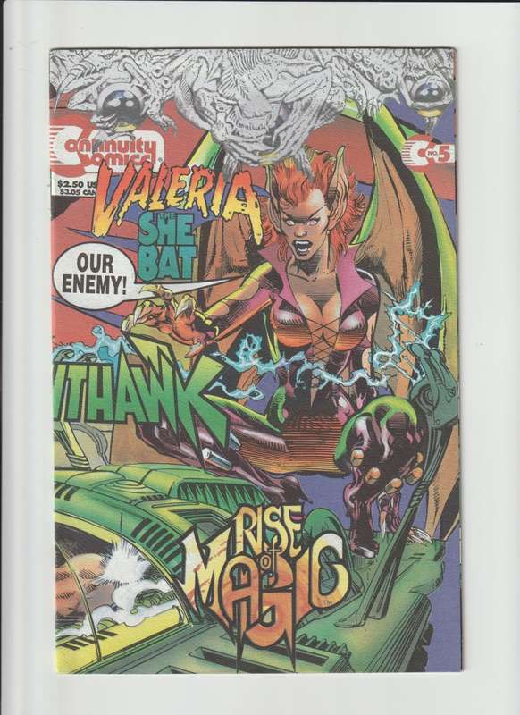 Connunity comics Valeria the She-Bat (1993) #5 rare old vintage collectable