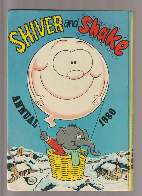 Shiver and Shake comic book annual 1980 retro rare vintage old collectable fleetway print