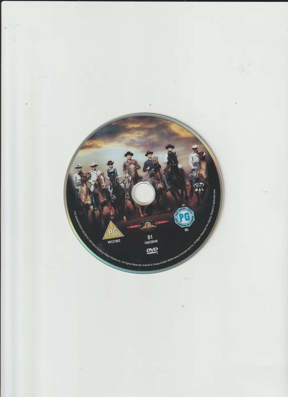 The Magnificent Seven DVD movie action adventure drama western cowboys film classic