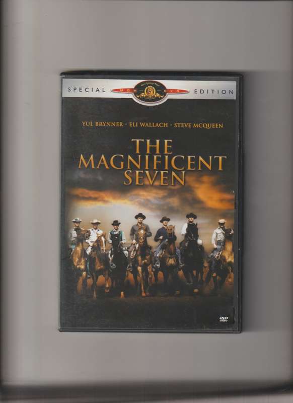 The Magnificent Seven DVD movie action adventure drama western cowboys film classic