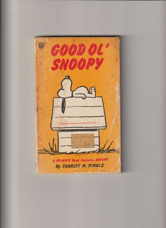 Good Ol Snoopy A Peanuts book by Charles M Schulz comic book (1970) old rare vintage rare collectabl