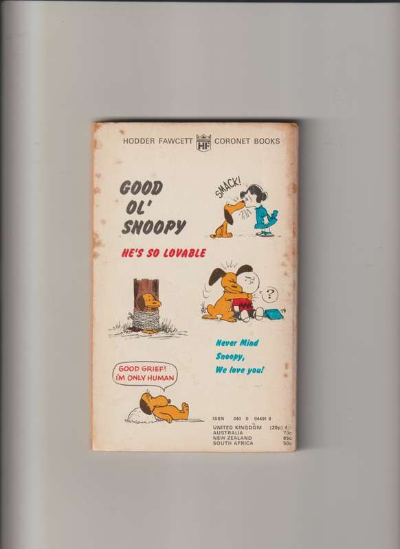 Good Ol Snoopy A Peanuts book by Charles M Schulz comic book (1970) old rare vintage rare collectabl