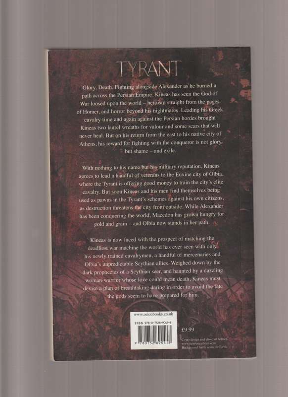 Tyrant By Christian Cameron book fantasy historical war Greece