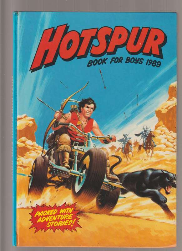 Hotspur book for boys 1989 Annual cartoon comics action adventure rare vintage collectable