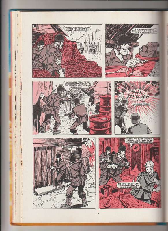 Hotspur book for boys 1989 Annual cartoon comics action adventure rare vintage collectable