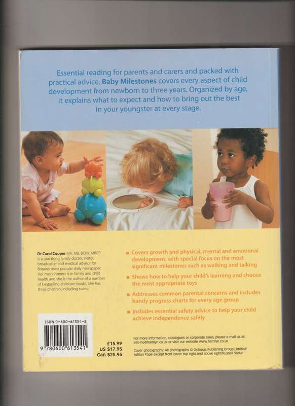 Baby Milestones What to Expect and How to Stimulate Your Childs Development from 0 to 3 Years book