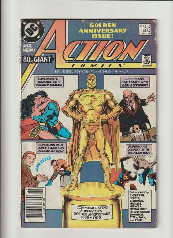 DC comics Action Comics (1938) #600 rare old vintage collectable 80page comic