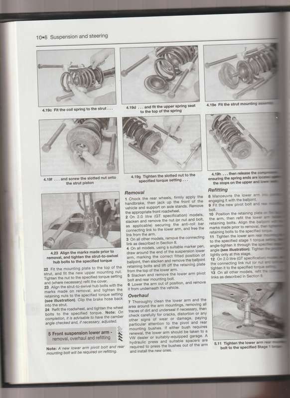 Haynes VW Golf & Vento Car manual service book & repair manual 1992 to 1996 test checks roadside