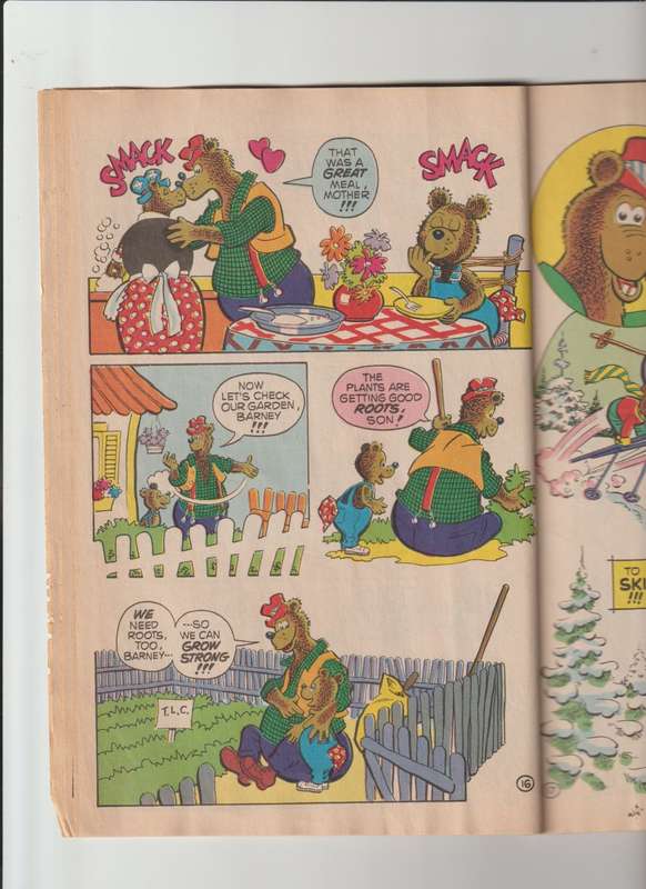 Spire Barbour & Co comic books Barney Bear Home Plate by Al Hartley 1986  #49cent rare vintage old